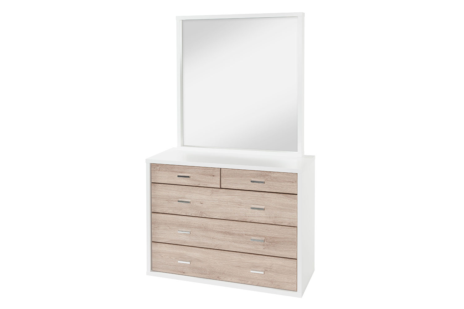 Hero 5 Drawer Dresser and Mirror