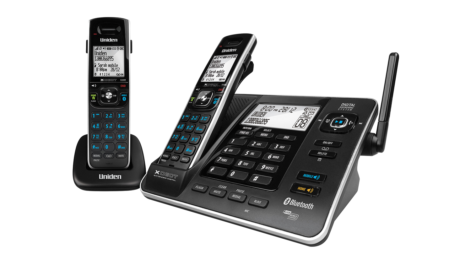 Uniden XDECT 8355+1 Twin Handset Cordless Phone Harvey Norman New Zealand