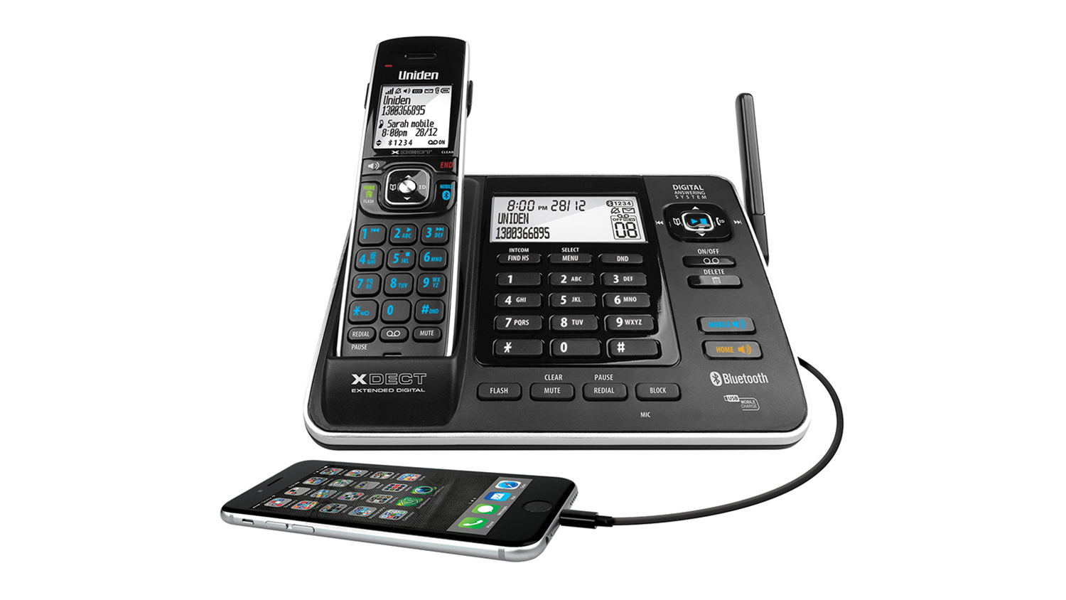 Uniden XDECT 8355+1 Twin Handset Cordless Phone Harvey Norman New Zealand