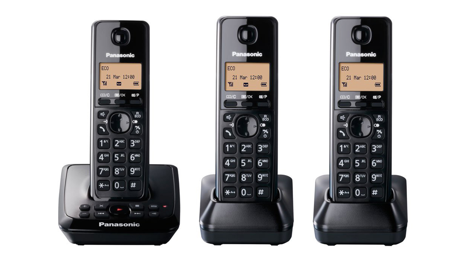 Panasonic KXTG2723 Triple Handset Cordless Phone Harvey Norman New