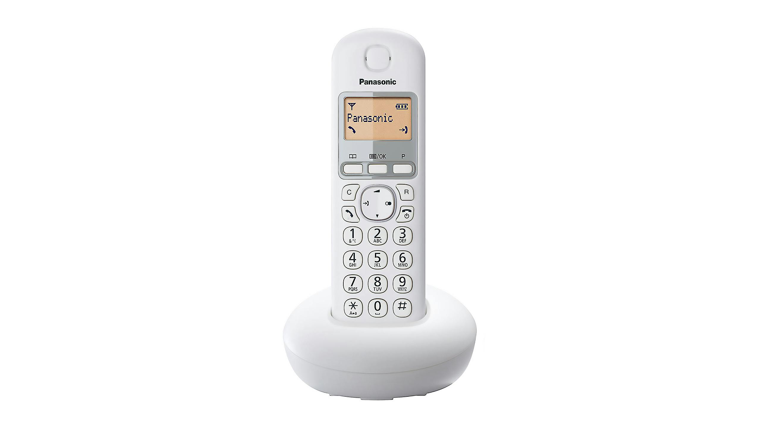 Panasonic KX-TGB210 Single Handset Cordless Phone - White