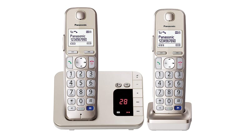 Panasonic KX-TGE222 Twin Handset Cordless Phone