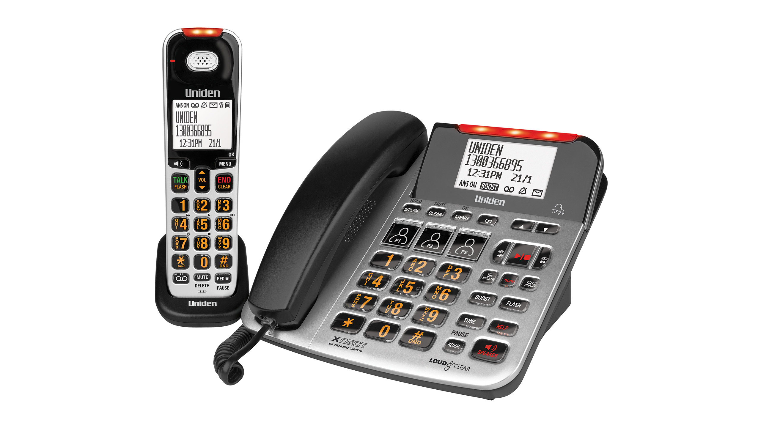 Uniden XSE47+1 Twin Handset Cordless Phone
