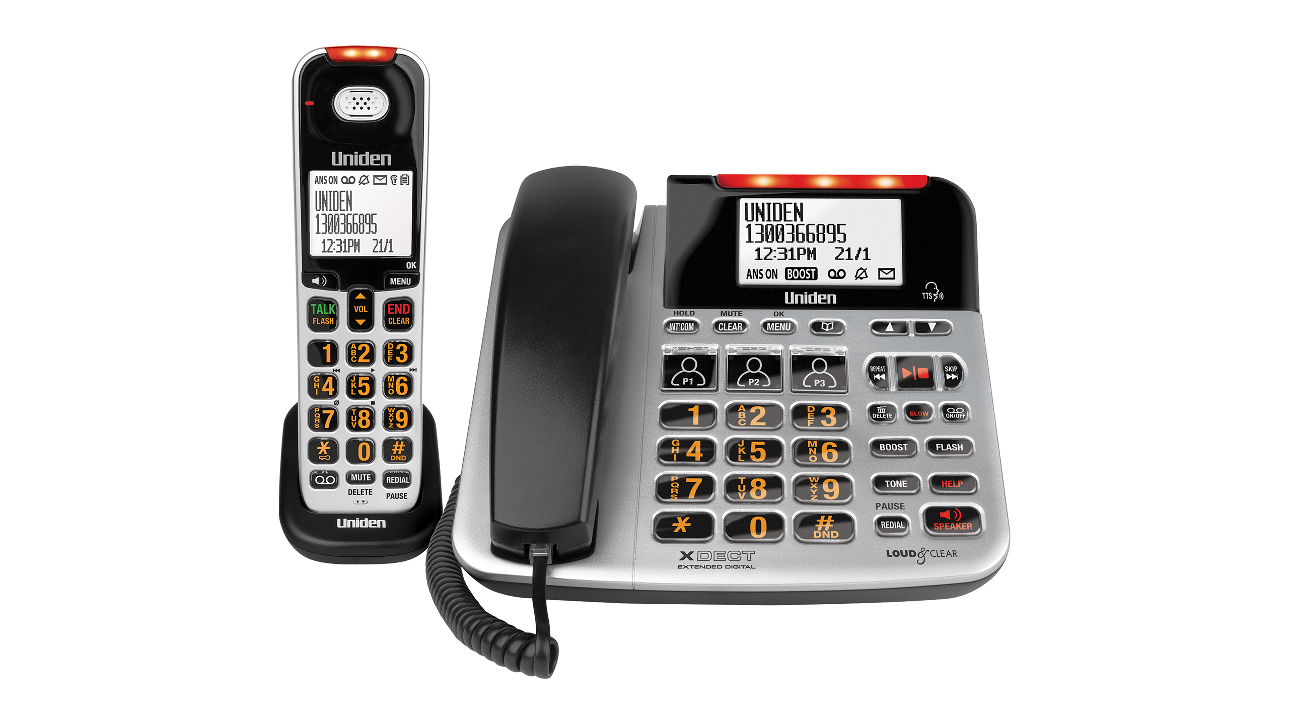 Uniden XSE47+1 Twin Handset Cordless Phone
