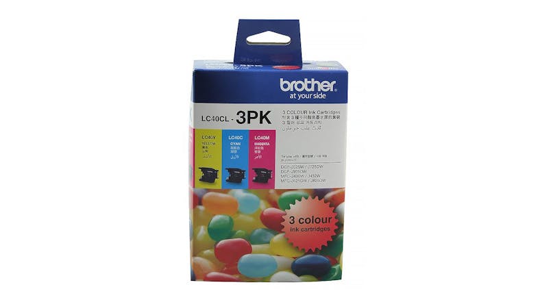 Brother LC40CL3PK Colour Ink Cartridge - 3 Pack