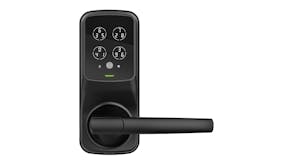 Lockly Secure Plus Latch Door Lock with Fingerprint Access - Matt Black