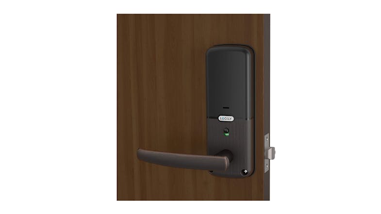 Lockly Secure Plus Latch Door Lock with Fingerprint Access - Venetian Bronze