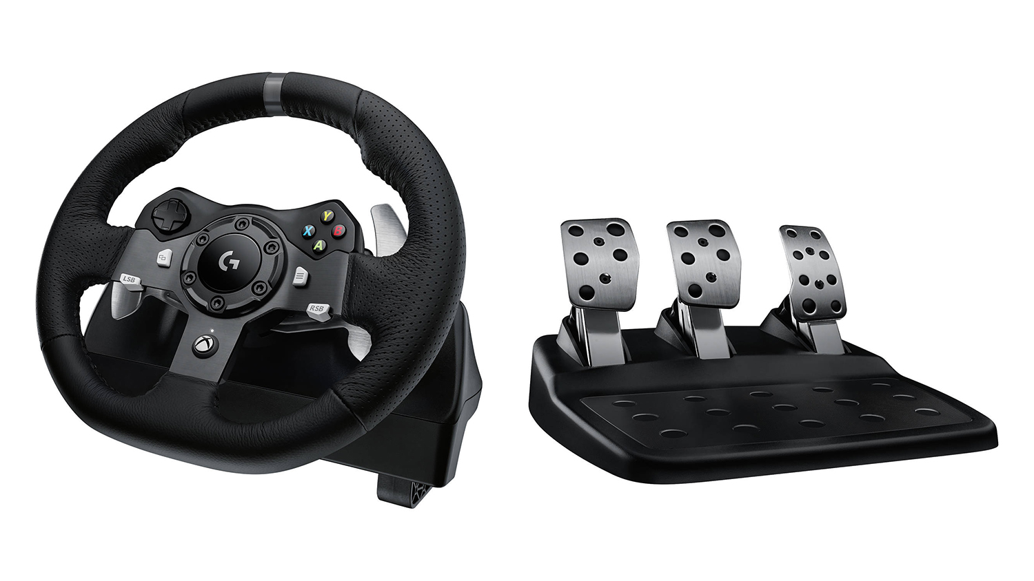 logitech g920 driving force racing wheel for xbox one
