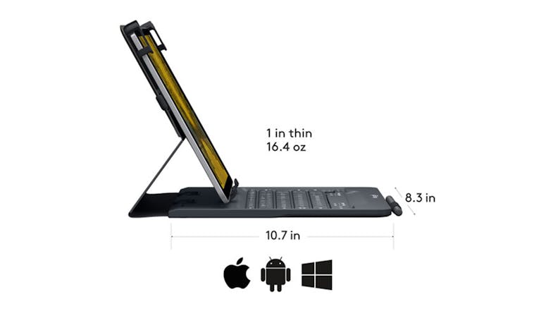 Logitech Folio Keyboard 9-10" Universal Tablet Case