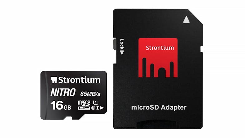 Strontium Nitro Micro SD Card - 16GB with SD Adapter