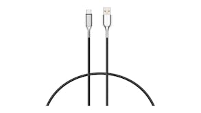 Cygnett Armored 3.1 USB-C to USB-A Cable 1m - Black