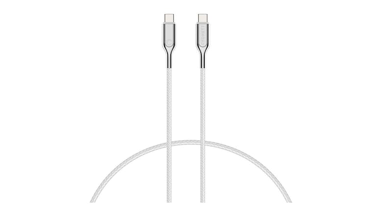 Cygnett Armoured 3.1 USB-C to USB-C Cable 1m - White