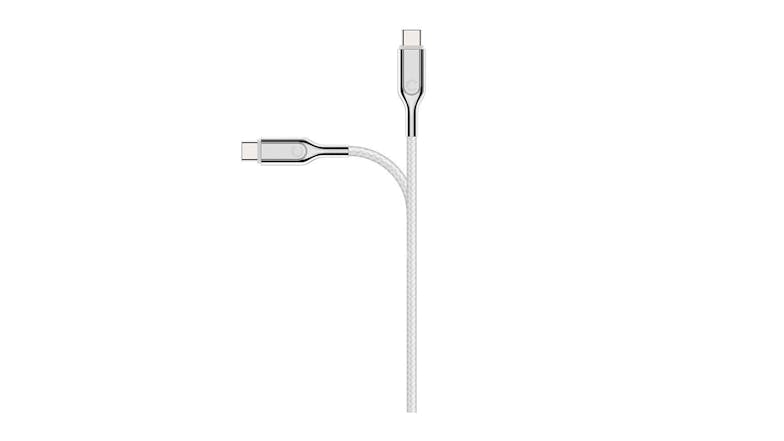 Cygnett Armored 3.1 USB-C to USB-A Cable 1m - White