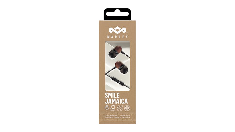Marley Smile Jamaica In-Ear Headphones - Signature Black