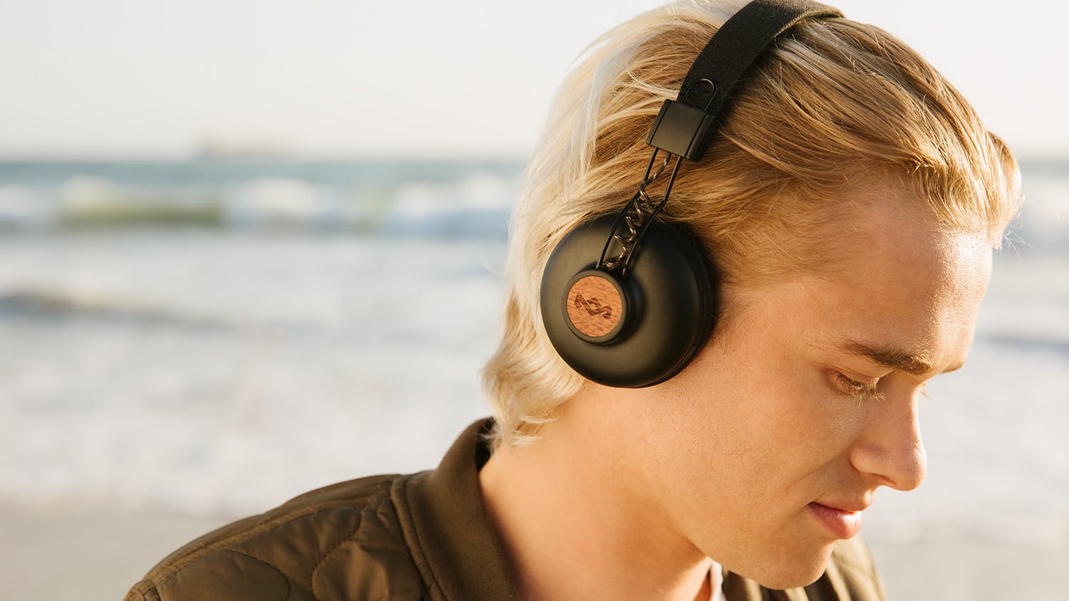 Marley Positive Vibration 2 Wireless On-Ear Headphones - Signature Black