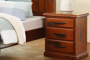 Rye 3 Drawer Bedside by John Young Furniture