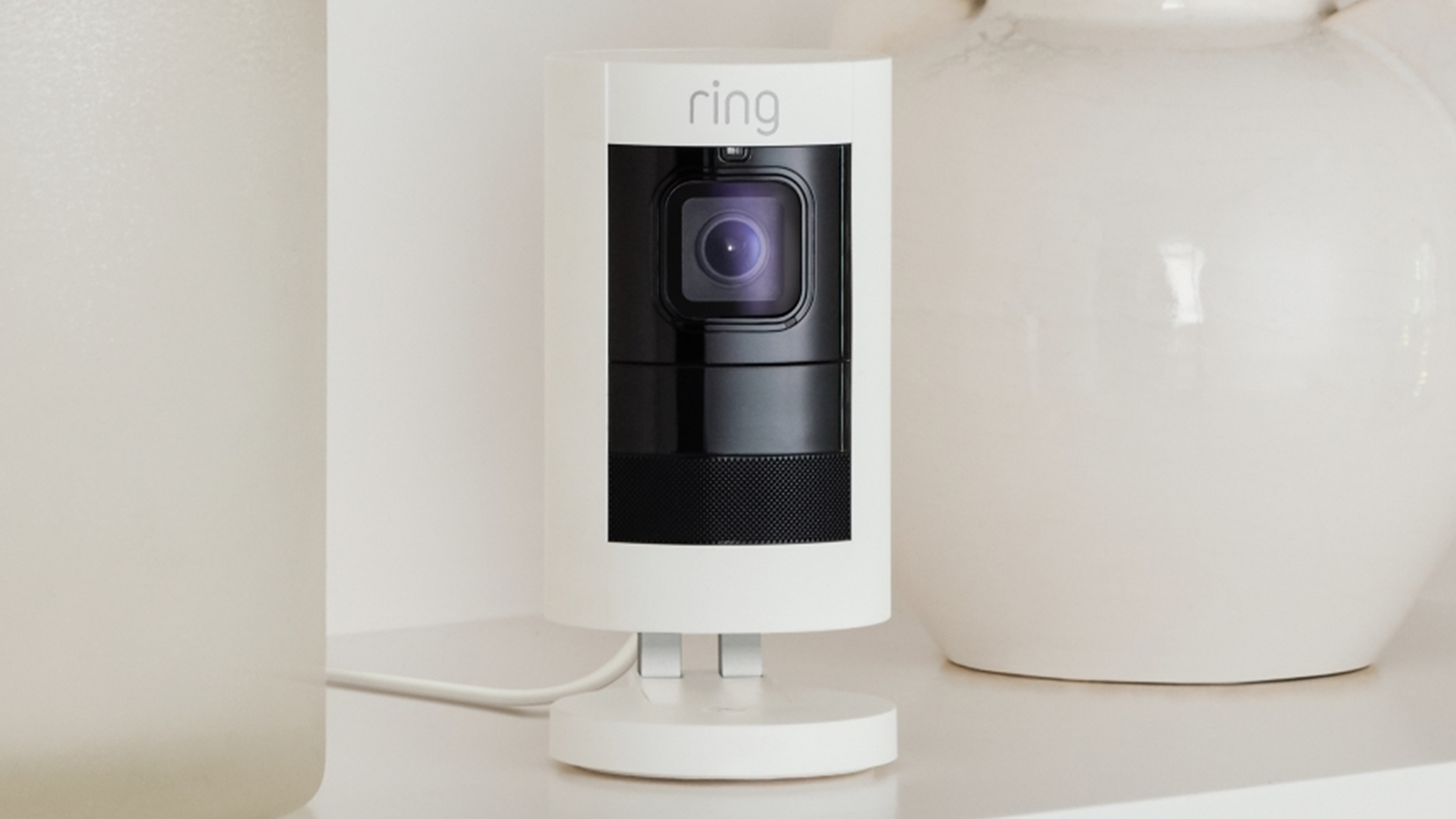 Ring Stick Up Camera Elite - White