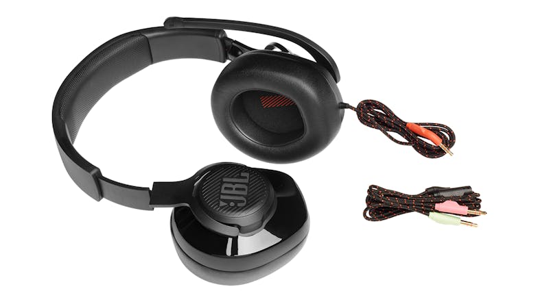 JBL Quantum 200 Over-Ear Gaming Headset - Black