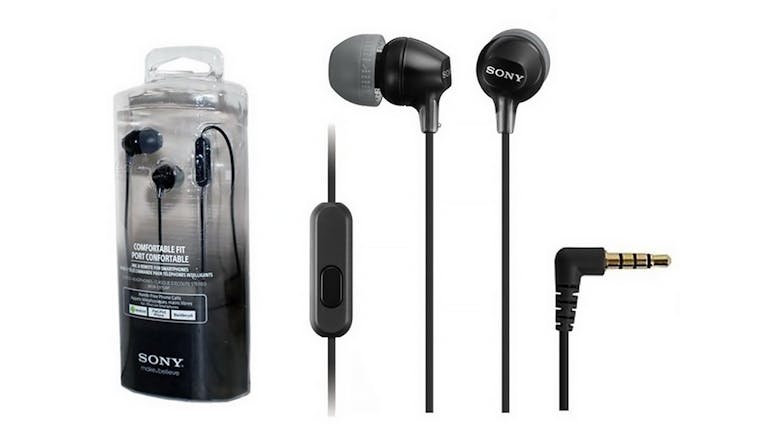 Sony EX15AP In-Ear Headphones - Black