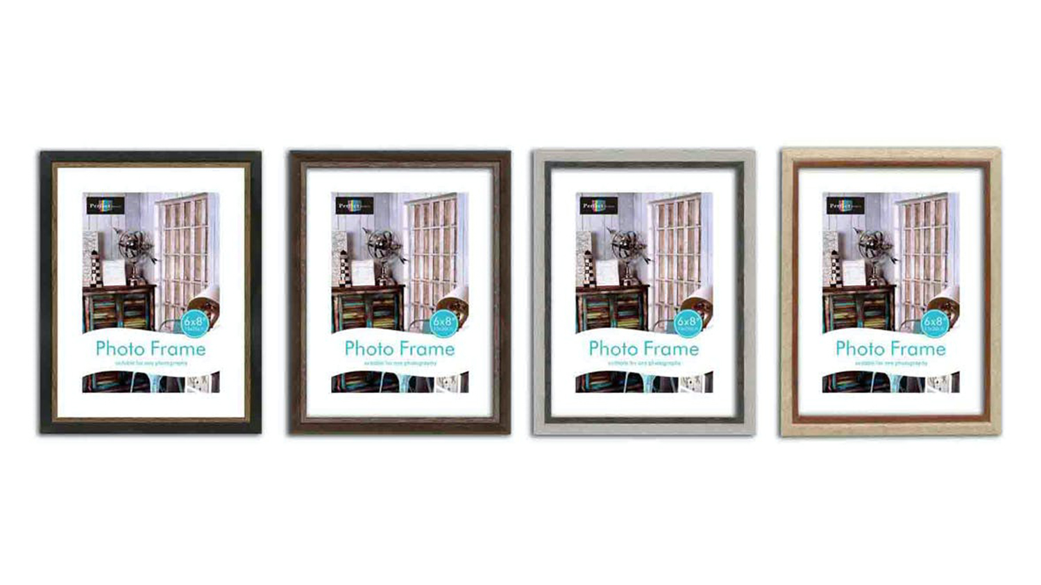 UR1 Preston 6x8 Assorted Colours Photo Frame