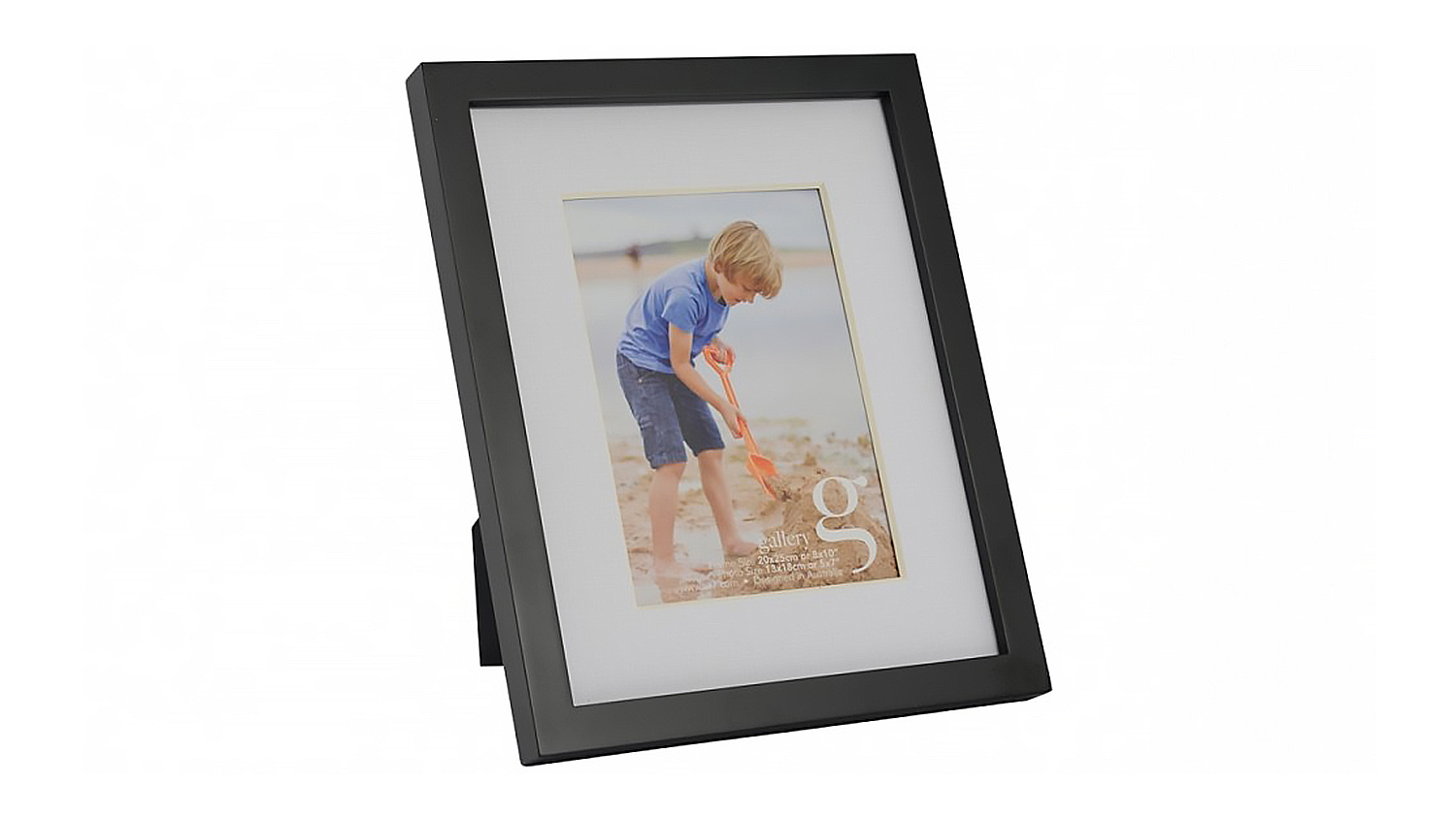 UR1 Gallery 8x10 Photo Frame with 5x7 Opening Black Harvey Norman