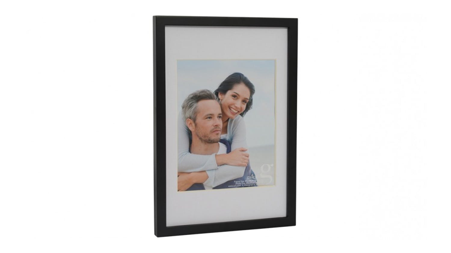 UR1 Gallery 10x15 Photo Frame with 8x10 Opening - Black