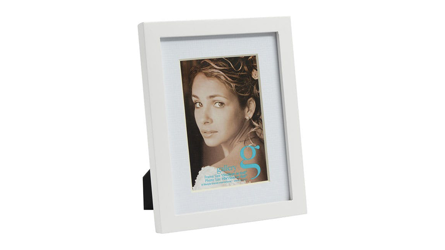 UR1 Gallery 6x8 Photo Frame with 4x6 Opening White Harvey Norman