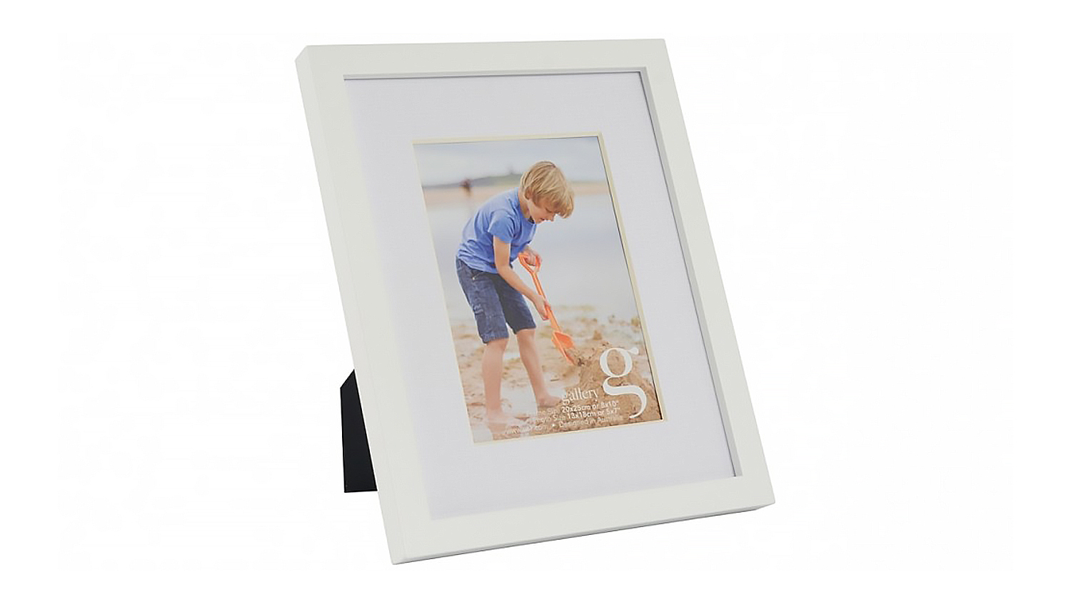 UR1 Gallery 8x10 Photo Frame with 5x7 Opening White Harvey Norman