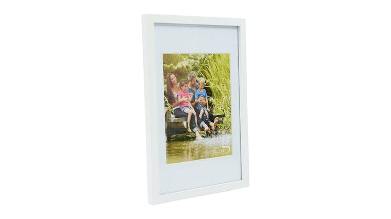 UR1 Gallery 10x15 Photo Frame with 8x10 Opening - White