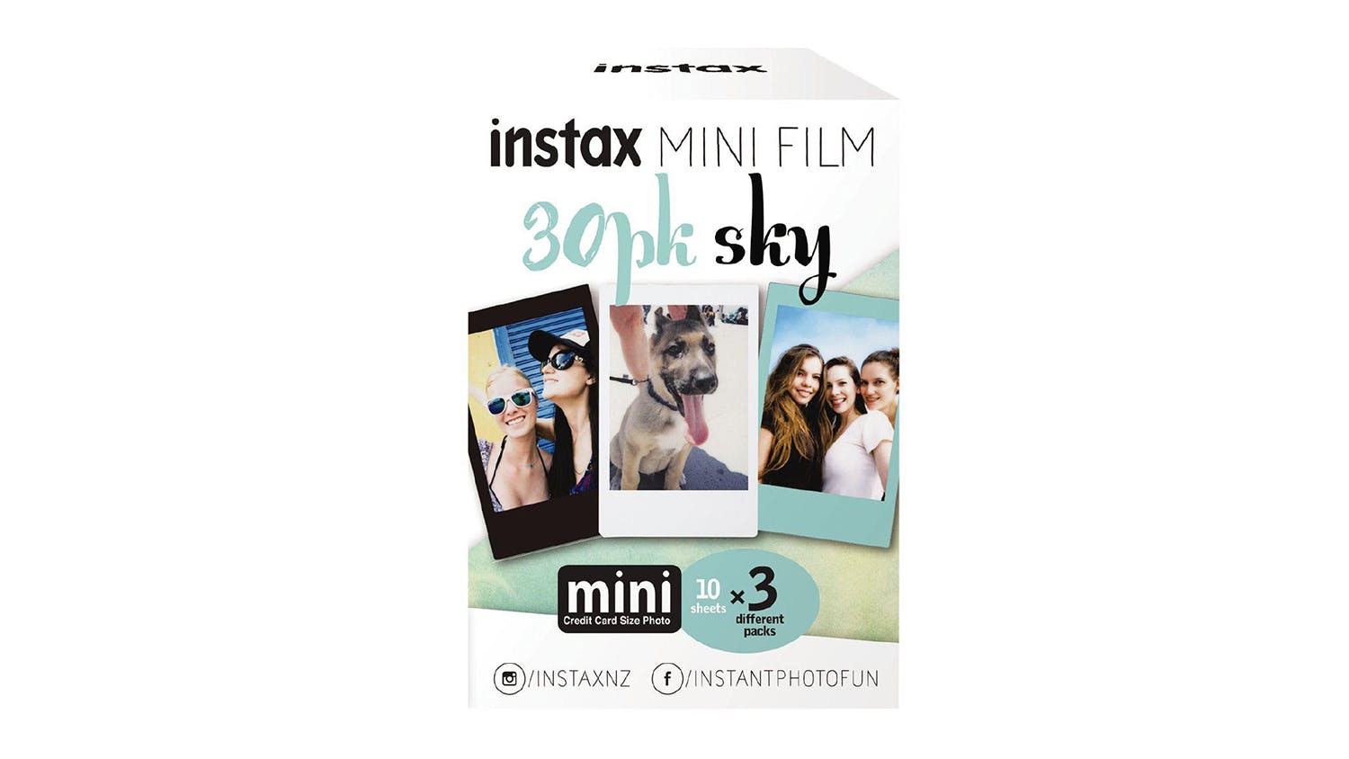 Instax Mini Film 30 Pack Sky