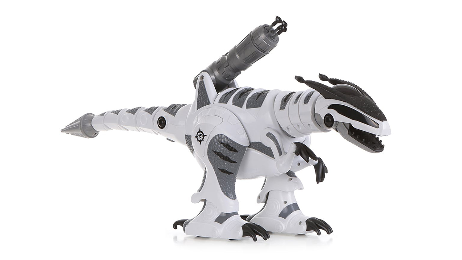 white robot dinosaur toy