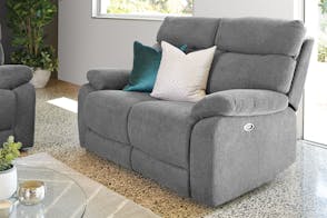 Genesis 2 Seater Fabric Electric Recliner Sofa