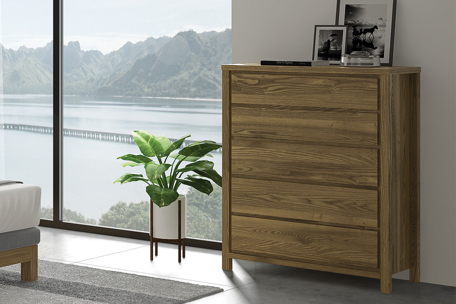 Reva 5 Drawer Tallboy