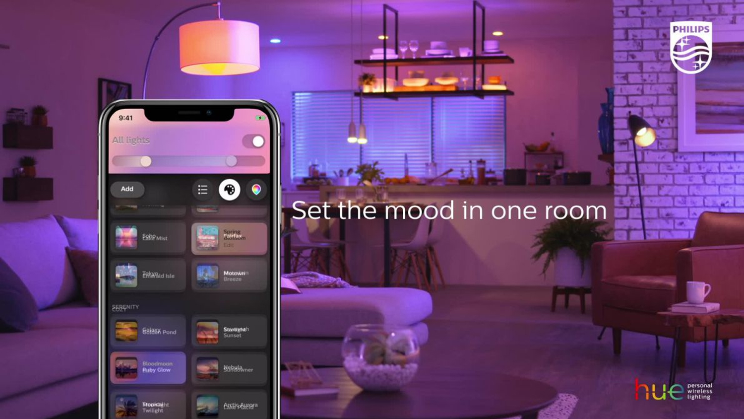 Philips Hue Colour/White Ambiance 5.7W GU10 Bulb