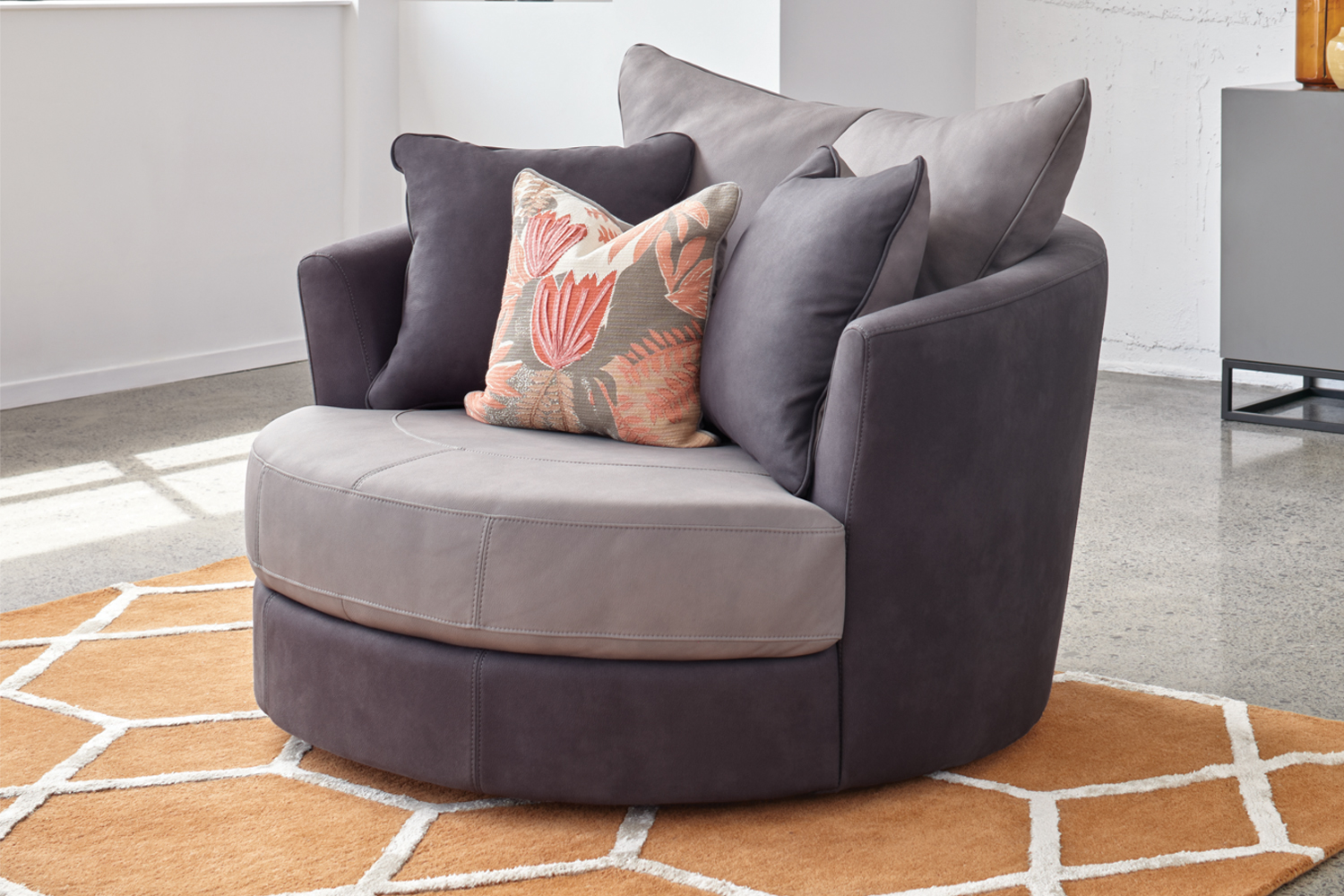 fabric swivel chairs for living room