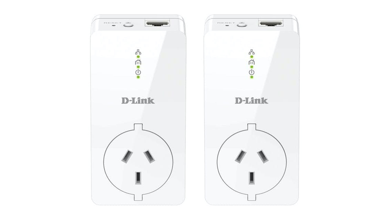 D-Link DHP-P601AV AV2 Powerline with 1000Mbps Passthrough Socket - White