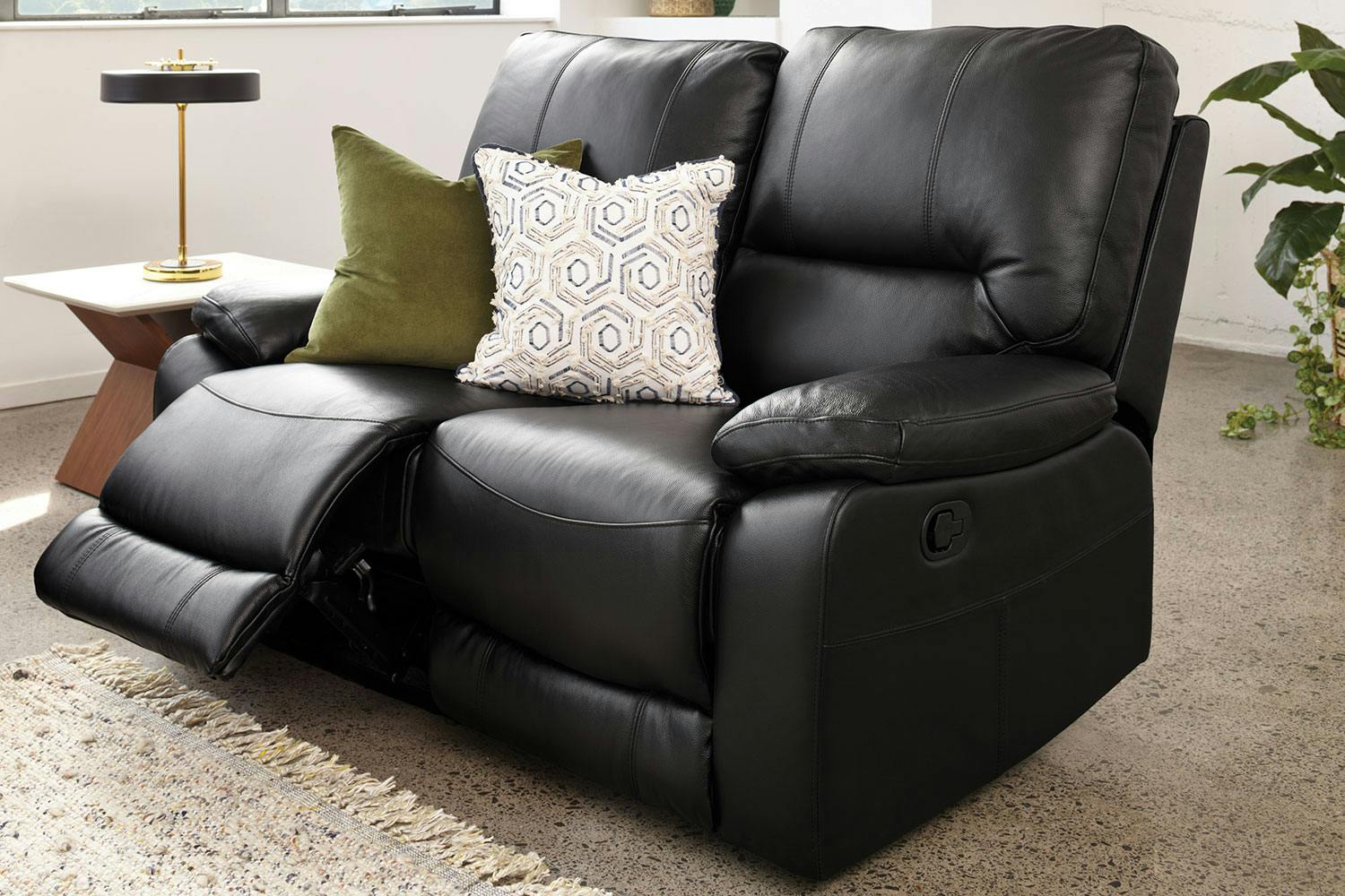 Waterford 2 Seater Leather Recliner Sofa