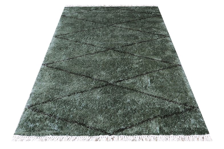 Zagros Jungle Green Floor Rug by Limon