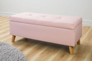 Calypso Pink Ottoman by Nero Furniture