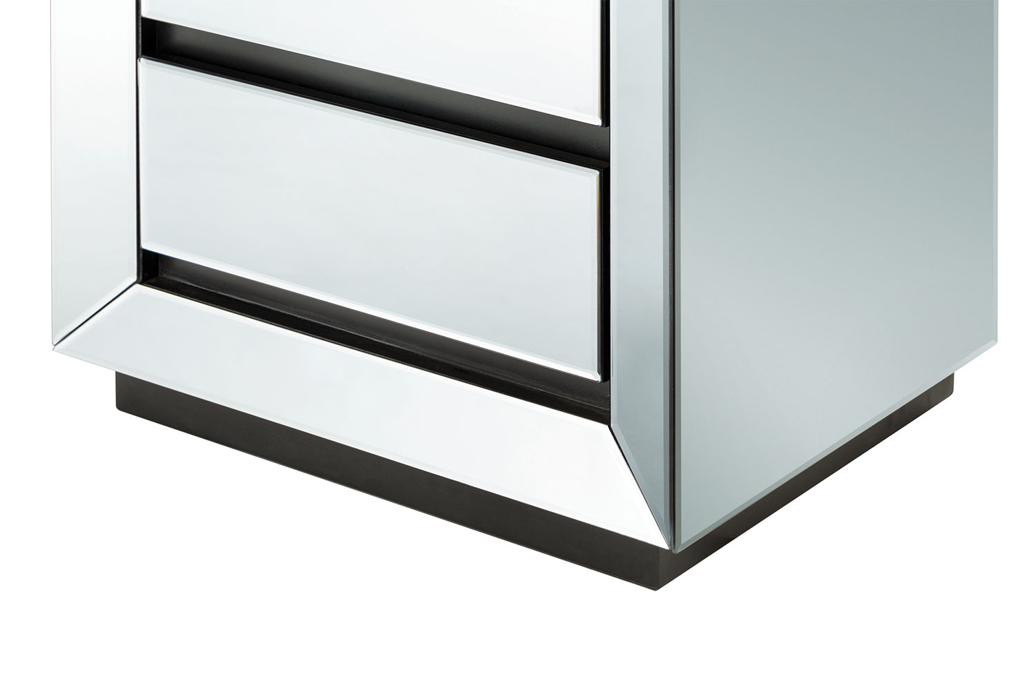 Luma Smoked Mirrored Bedside Table Harvey Norman New Zealand