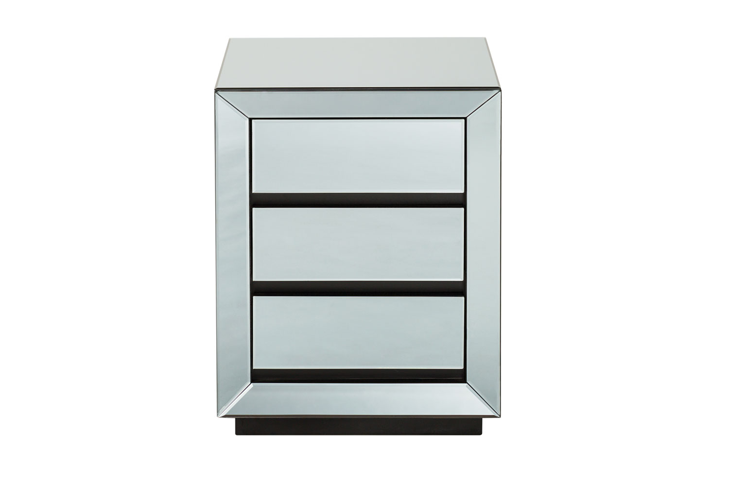 Luma Smoked Mirrored Bedside Table Harvey Norman New Zealand