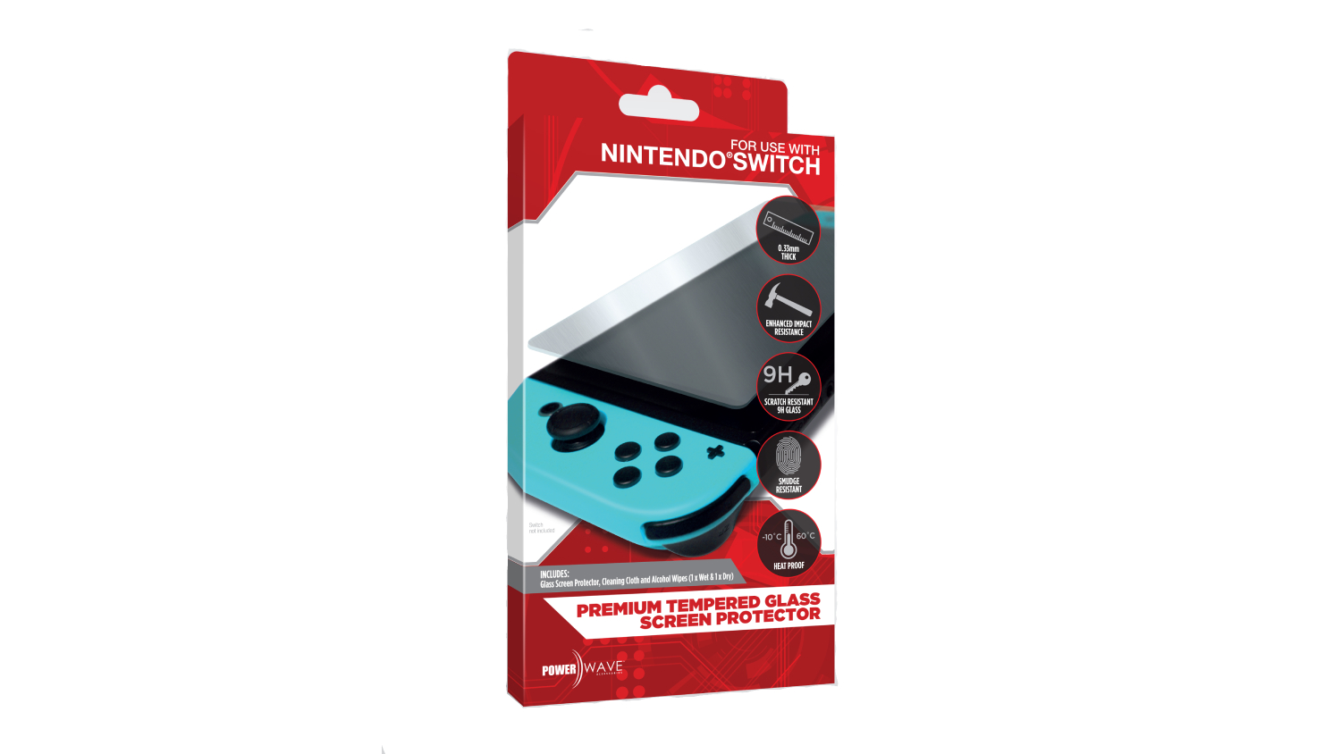 Powerwave Glass Screen Protector for Nintendo Switch