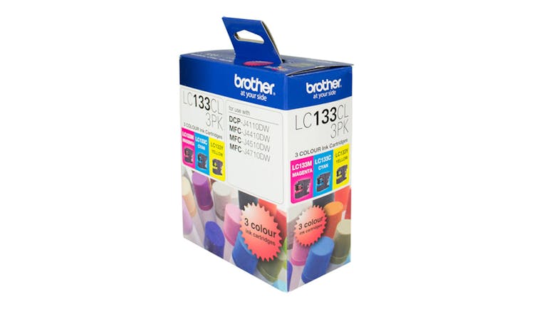 Brother LC133CL3PK Colour Ink Cartridge - 3 Pack
