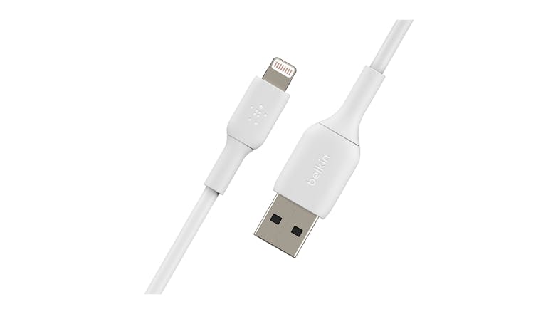Belkin Boost Up Charge Lightning to USB-A Cable 1m - White