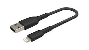 Belkin Boost Up Charge Lightning to USB-A Braided Cable 15cm - Black