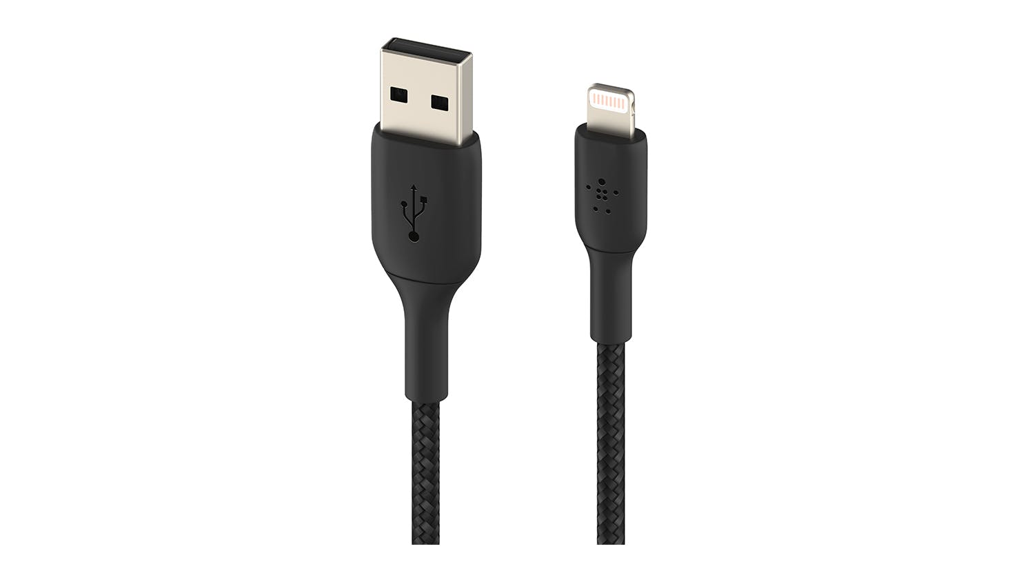 Belkin Boost Up Charge Lightning to USB-A Braided Cable 15cm - Black