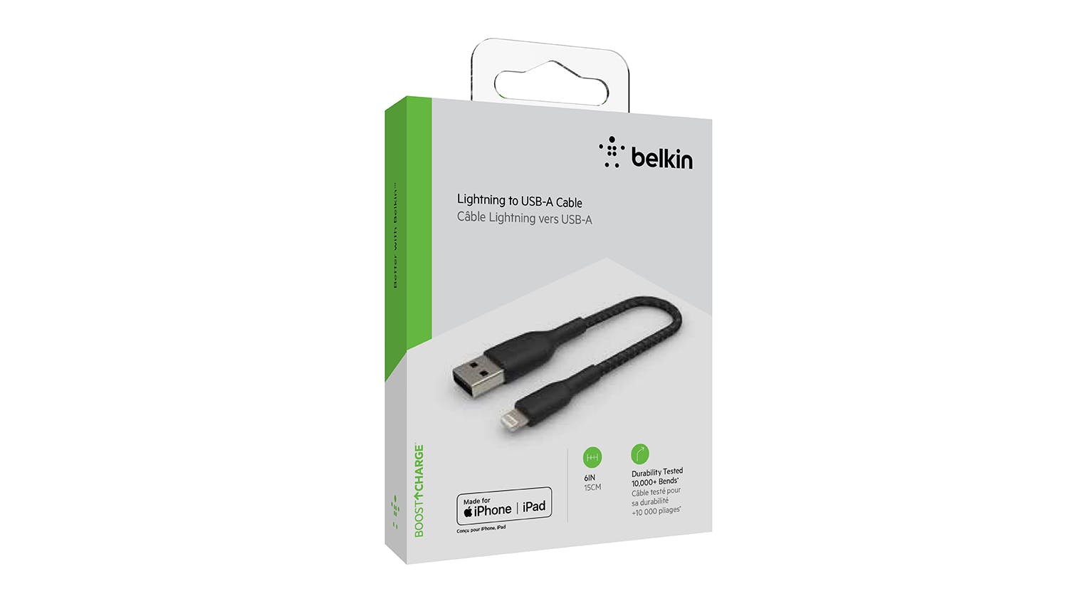 Kabel Belkin Boost Charge Pro Flex Braided MFi USB-C Do Lightning 1m, Czarny - Foto 4