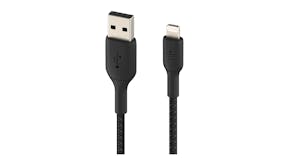 Belkin Boost Up Charge Lightning to USB-A Braided Cable 1m - Black