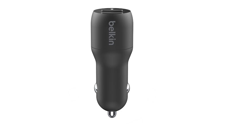 Belkin Boost Up Charge Dual USB-A Car Charger 24W + USB-A to USB-C Cable