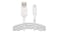 Belkin Boost Up Charge Lightning to USB-A Braided Cable 1m - White